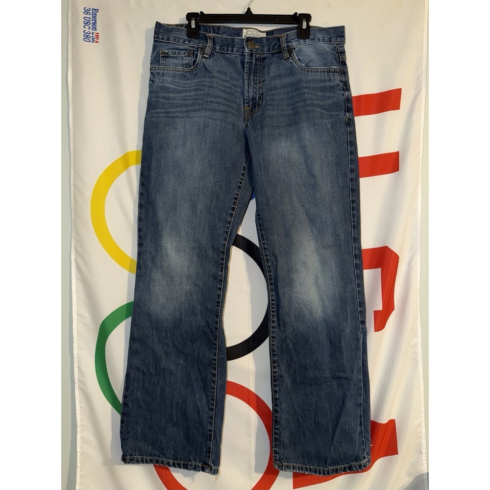 Aeropostale Benton Original Bootcut Jeans Mens 32x32 Wide Leg Baggy Y2K